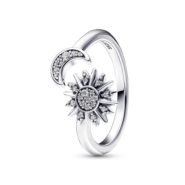 Pandora - Lysfangende ring - Sterling sølv Circumference: 58mm