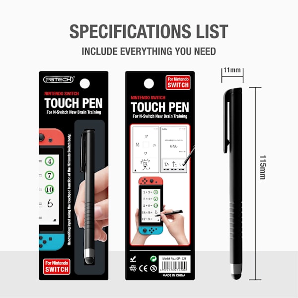 2024 Hot Pen Touch Screen Stylus Penna för Nintendo Switch Telefon Surfplatta N-switch Touch Pen för Switch