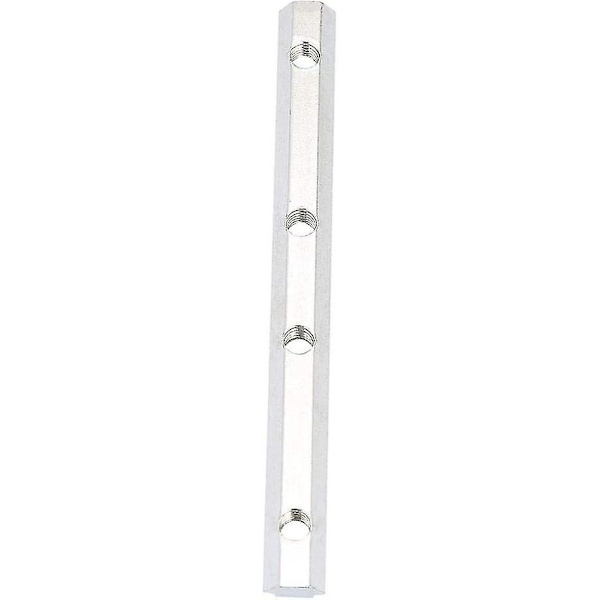 Aluminiumprofil, 2020/3030/4040/4545 Kulstofstål Lige Indvendig Forbindelse Ekstrudering Aluminiumprofil, M5 M6 M8 Serie Eu Standard(2020 M5 6stk) Hy