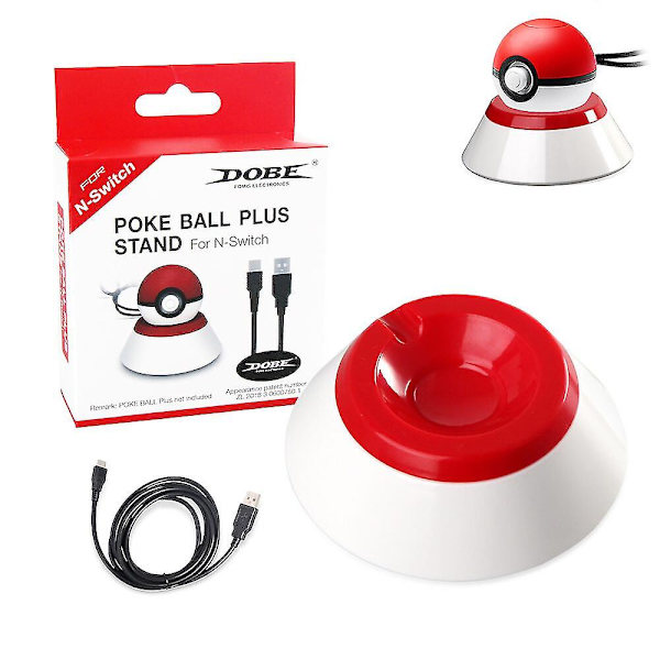 Poke Ball Plus -latauspöytätabletin jalusta Nintend Switch Poke Ball Plus -ohjaimelle (ei sisällä Pokeball Plusia)