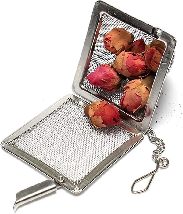 Tekande i rustfrit stål, 2 stk.