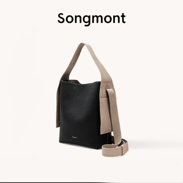 Medium Drop Tote Taske - Smoky Black