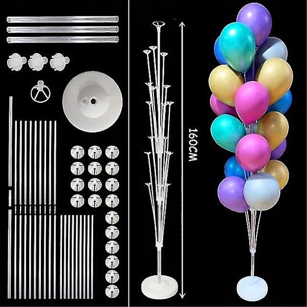 Ballontræ, højde bord ballon stativ kit
