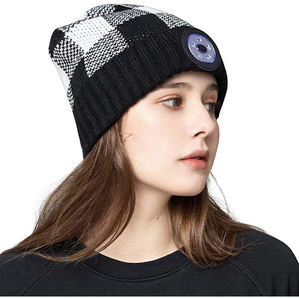 Beaniehatt med Ljus 5 LED