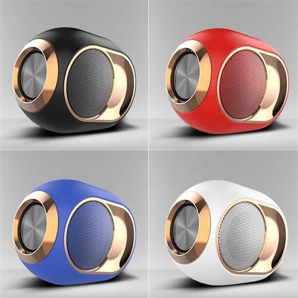 SALG Bluetooth-høyttaler 5W subwoofer – X6 rød rød