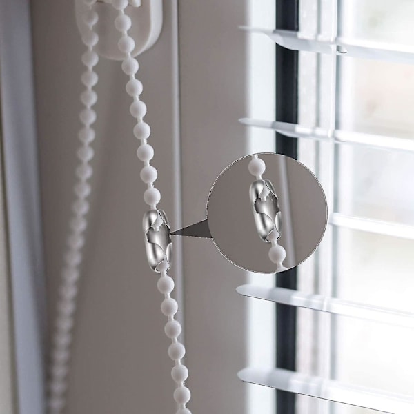 20 stk. reservedeler vertikale romerske rullegardin ball chain ledningskontakt klips