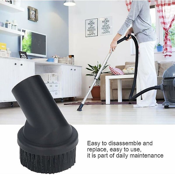 3 stycken dammborste för dammsugare, 35 mm/1,38 tum innerdiameter rund dammborste för dammsugare