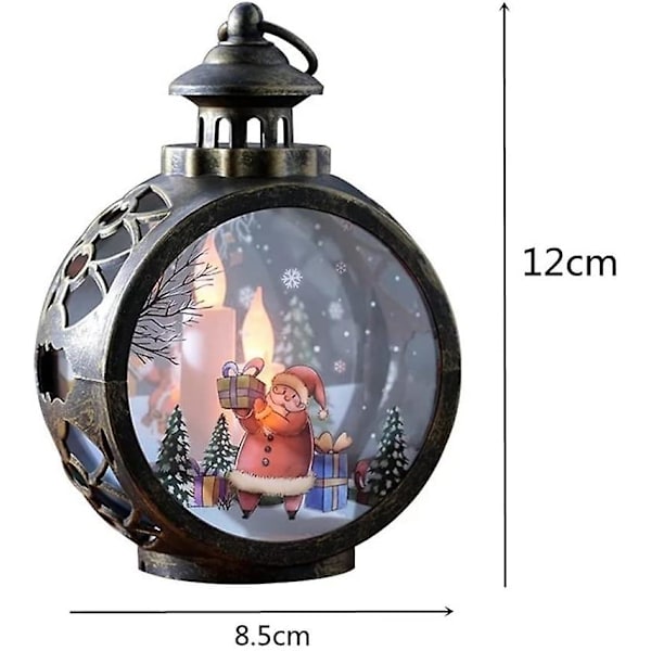 Joulu LED-valokoriste, 1 kpl Joulu LED-lamppu Ikkuna Ripustuskoriste