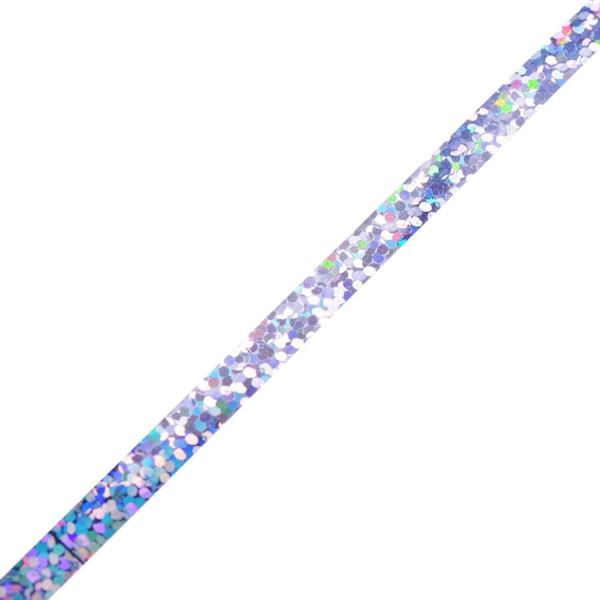 250 meter krøllet bånd, skinnende metallisk rull for gaveinnpakningsbånd for festkunstdekorasjon blomsterdekorasjon Silver