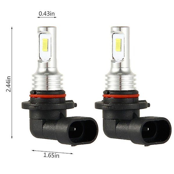 9005 Hb3 LED-frontlyspærersett, fjernlys 35w 4000lm 6000k hvitt_gave fra G
