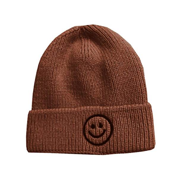 Baby Candy Color Lasten Smiley Face Lämmin Hattu Ikä 0-3 Style1 style4
