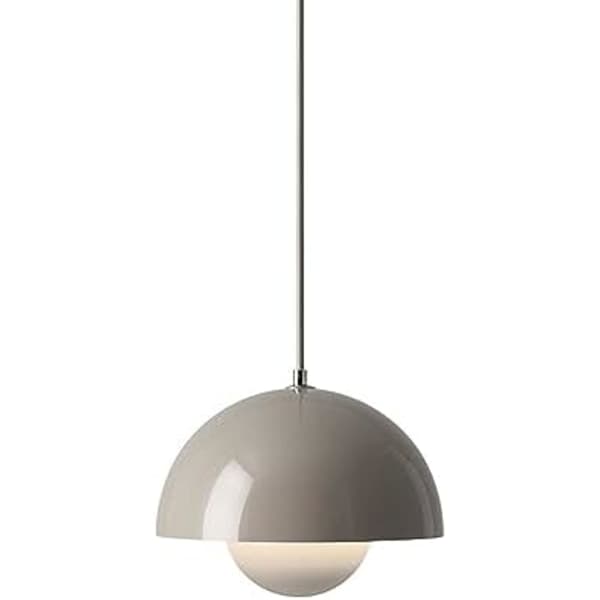 Moderne LED Loftlampe/Pendel 23cm – Halvcirkelformet Blomsterknop Design med Justerbart Lys 3000K–6000K