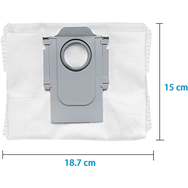 6 kappaletta pölypusseja varaosia Xiaomi Roborock Q7 Max Q7 Max+ Q5+ Roborock S7