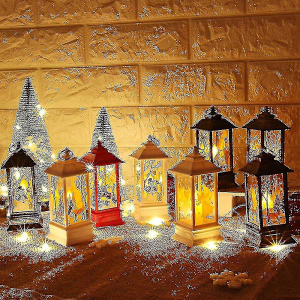 Julnattlampa, Hängande Ljusstake Lampa Nattljus Dekoration
