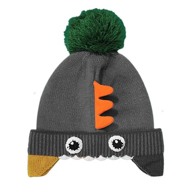 Barnelue, vintervarm lue for gutter og jenter i fleece-stil, 5 M
