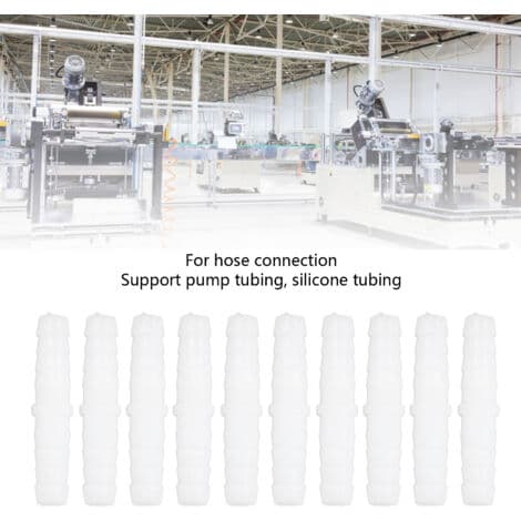 10 stk. plasthose modhager lige fitting lige modhager samlestykke mender samlingsadapter 6-6mm