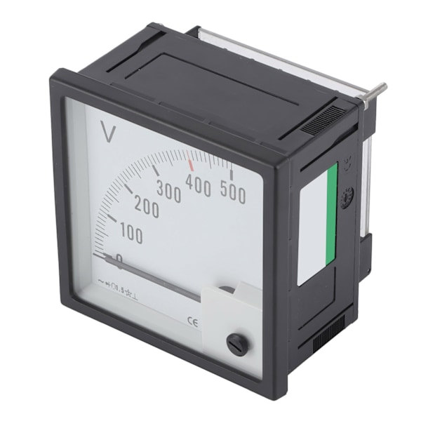 Voltmeter Voltmeter Rektangulær Berøringsskala AC 0‑500V Båtkabin Instrumentpanel