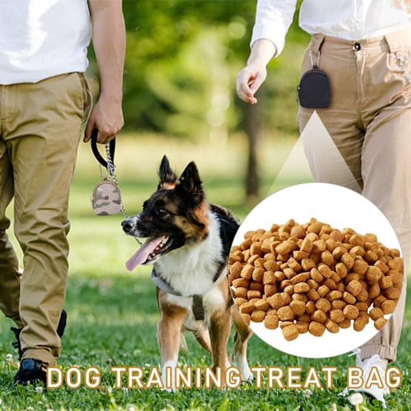 2-pack hundträningsgodispåsar, små hundgodispåsar, hundgodispåse, husdjursvalppåse, bärbar träningsväska för husdjursgodis