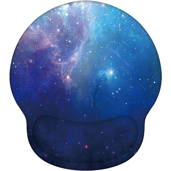 Hiirimatto, hiirimatot rannetuella, liukumaton kumialusta, maitosilkki kangas mukavalla, ergonomiset, upeat kuviot kauniita ja muodikkaita Deep Space