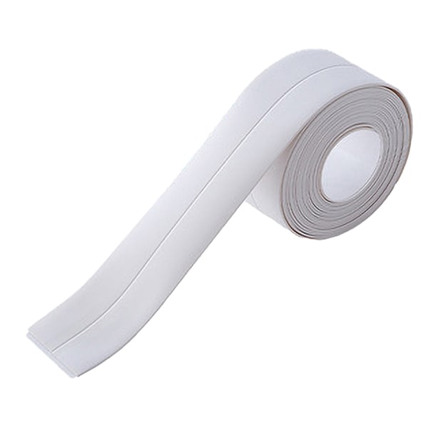 1 rulle (hvid) tætningsliste PVC selvklæbende tætningsbånd, Decorat