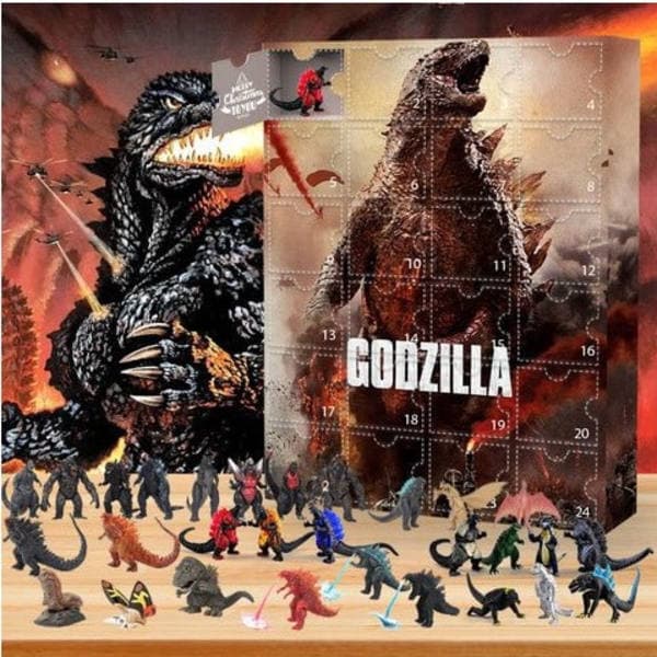 2025 Julekalender Godzilla Julekalender Blind Box Legetøj