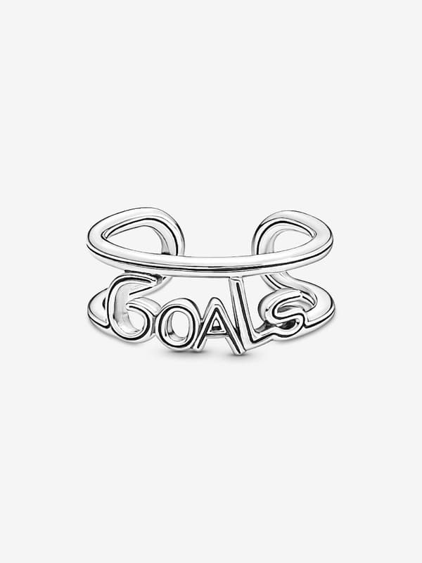 Pandora - P ME Goals Öppen Ring - Sterlingsilver Circumference: 58mm