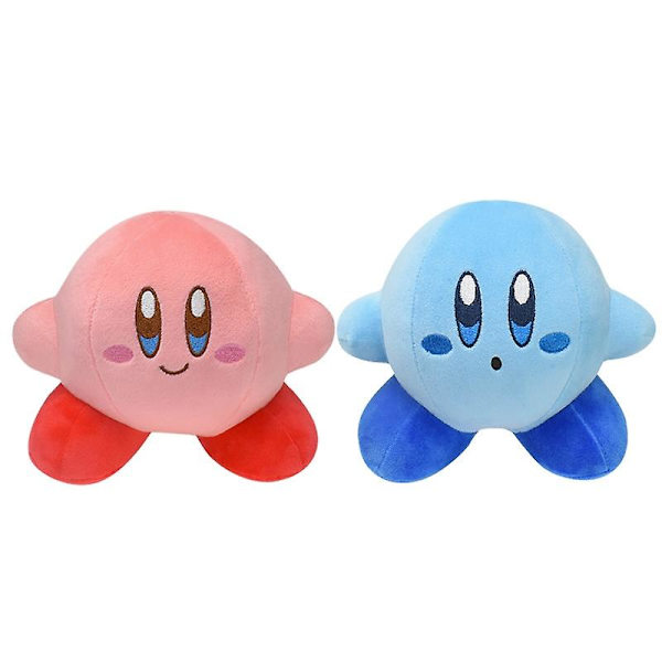 Spot-tarjonta Nintendo-pelin Kirby-lelut 4 söpöä tähteä Kirby-pehmolelu nukke tagilla Pinkki 15cm左右