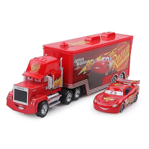 Biler Legetøj Mack Playset, 2-i-1 Legetøjsbil Tune-up