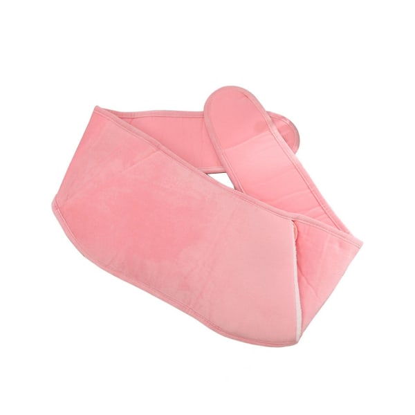Plys varmt taljebælte Varmtvandsflaskepose Kompakt og let varmere Maskinvaskbar til mænd Kvinde Housewarming A Light Pink