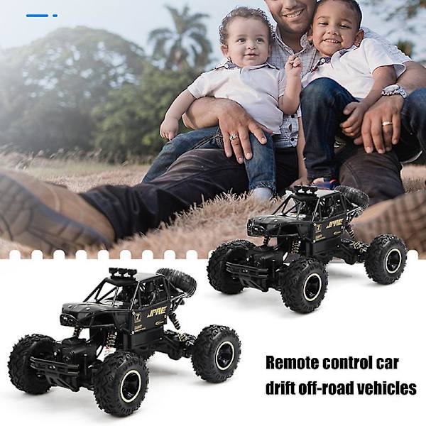 Hurtig Off-road Rc Truck 1:12 Skala Med Genopladelige Batterier 2.4ghz Elektrisk Legetøjsbil Til Alle 28cm Black