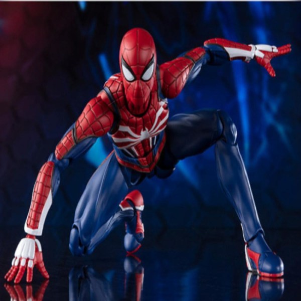 Spider-man actionfigur - leddelt krop, flere udskiftelige kropstilbehør - samlermodel legetøj - gave til Spider-man fans