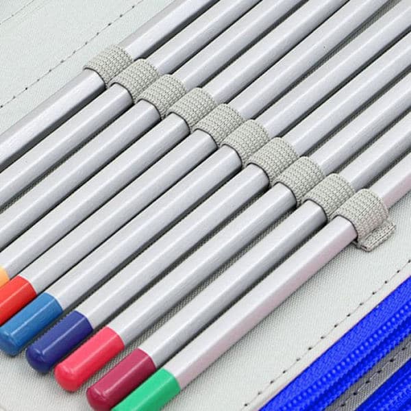 Pencil etui med plads til 52 blyanter - Blå Blå blue
