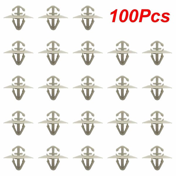 100 stk. Side Door Moulding Side Trim Panel Clips til Vauxhall Vivaro Renault Trafic