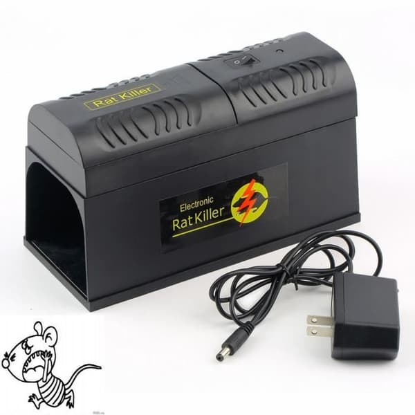 Elektronisk muse- og rottefanger Elektrisk gnagerfelle Zapper Skadedyrkontroll US-plugg (amerikansk plugg)