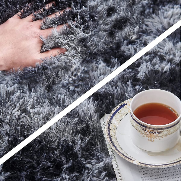 Super blød vinter varm tyk tæpper til stue plys tæppe børn soveværelse fluffy gulv hjem indretning shaggy måtte fløjl tæppe 40X60cm Dark brown
