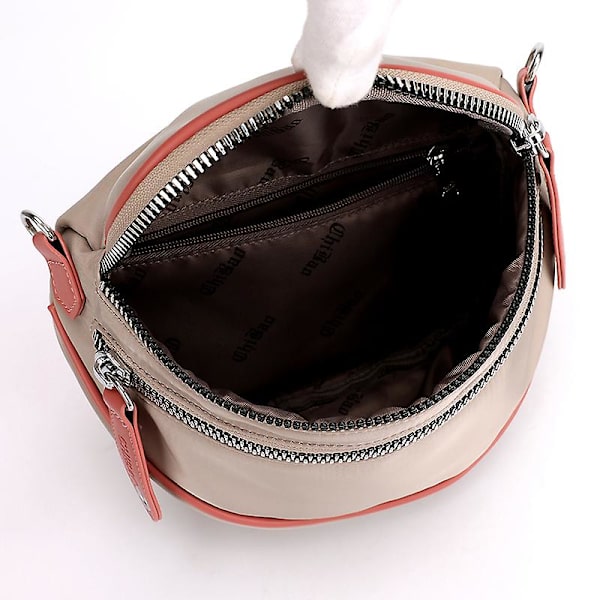Satulalaukku naisille, nailoninen leveä olkahihnulaukku, laadukas vedenpitävä pehmeä pieni kukkaro ja käsilaukku ORANGE HANDBAG
