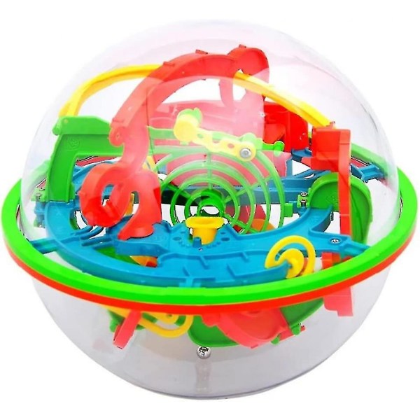 3D Maze Ball Puzzle Toys - Labyrinth Ball Puzzle Toy, 100 Barriers, Space Training, Magic Intellect