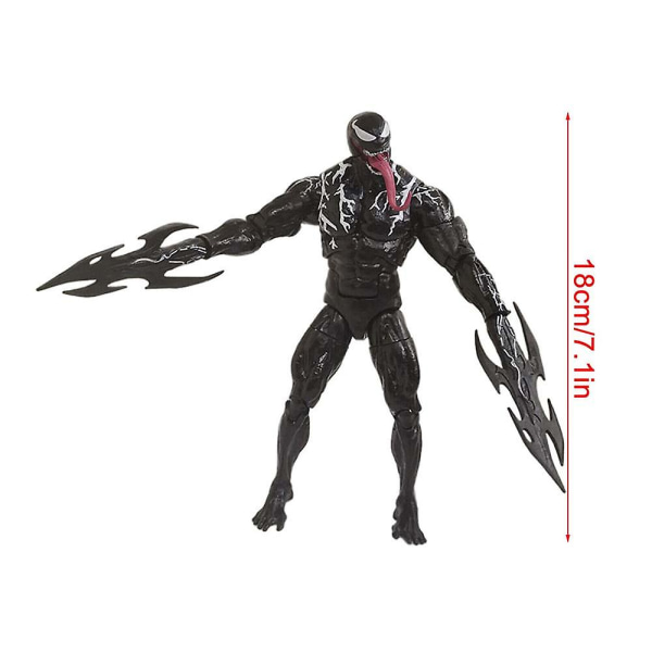Venom Spider-man -toimintahahmolelu Yamaguchi Marvel Legends -sarjan malli ja vaihtosarja