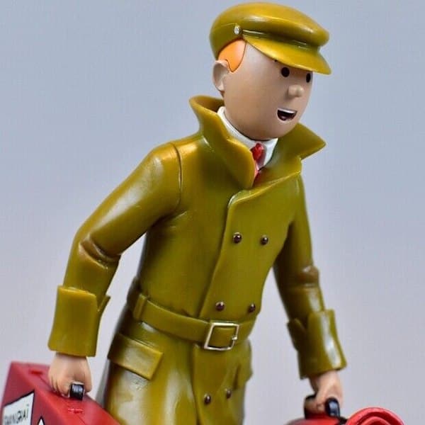 Tintin seikkailut Tintti hahmo PVC patsas suuri hahmo