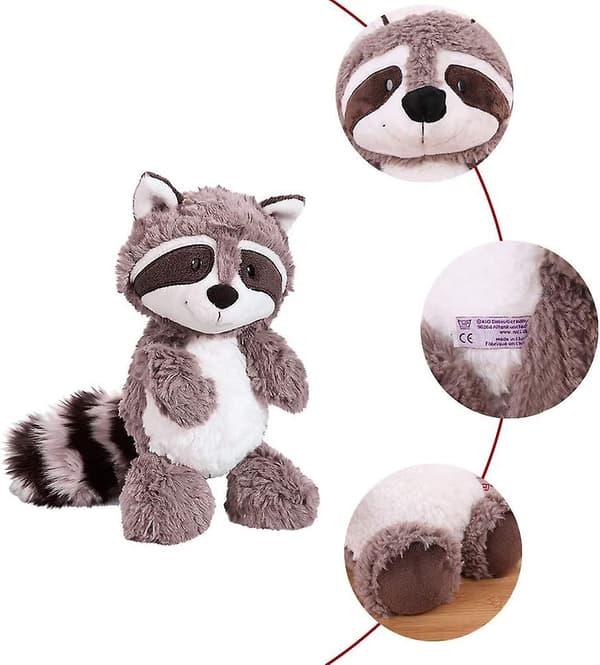 Animerede plysj legetøj Racoon plysj, Cuddlekins knuselske bløde legetøj