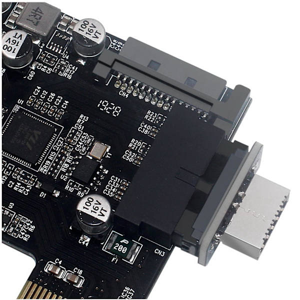 Usb 3.0 intern header till Usb 3.1/3.2 typ C front typ E adapter converter A