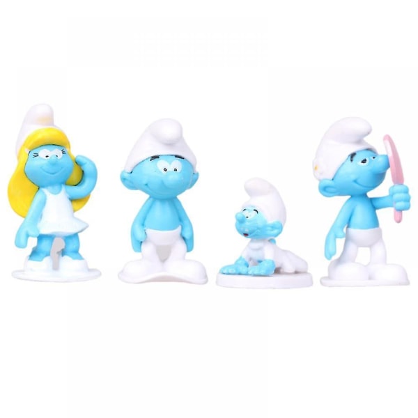 12 stk Smurf Doll Anime Doll Toy