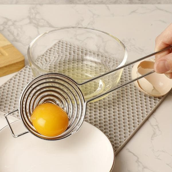 Æggekoger i rustfrit stål med låg, 2-i-1 til kogning, dampning og simring af æg og dumplings