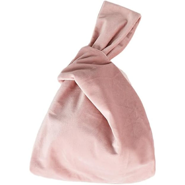 Myk og skinnende håndleddveske med elegant stil for kvinner plysj elegant stil bærbar veske fargerik fløyel håndleddveske