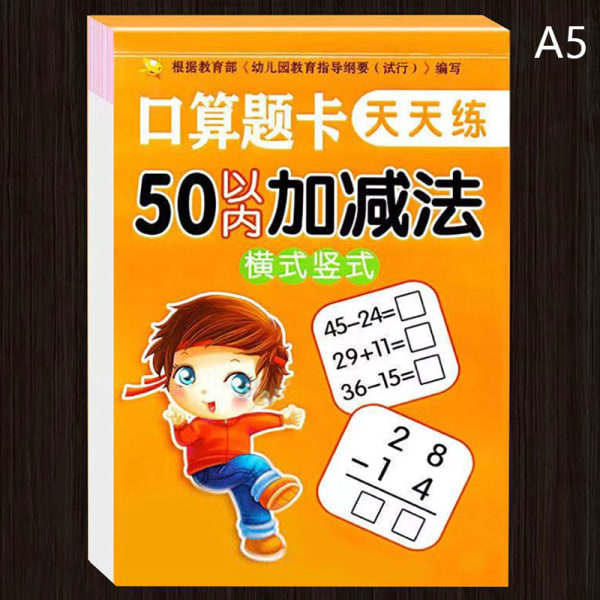 80 sider/Bok Addisjon og subtraksjon Barnas læring av matematikk 0--50 Arithmetic