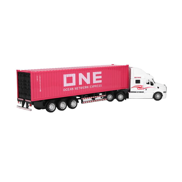 Containerbil Modell 1:48 Levande Utsökt Vacker Dekorativ Leksak Prydnad För Över 3 År Gammal Pink