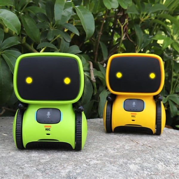 Robotleketøy for gutter og jenter - Smarte snakkende roboter - Intelligent partner og lærer - Bursdagsgaver for gutter 3+ år Red