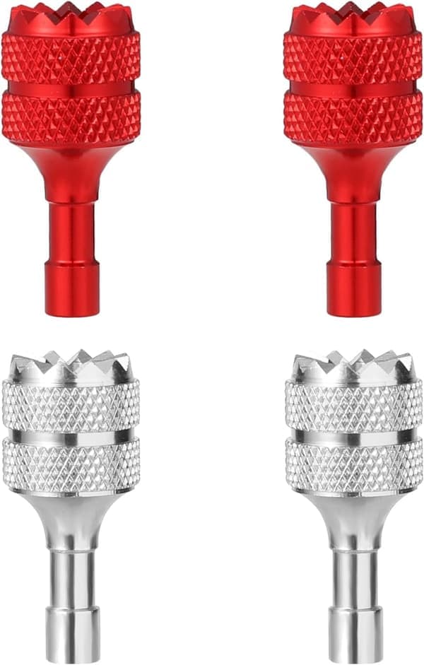 4 stk. Dronekontrollspaker, Dronekontrolljoystick i aluminium, avtakbar tommelvippe, erstatning kompatibel med DJI Mini 3 Pro DJI RC