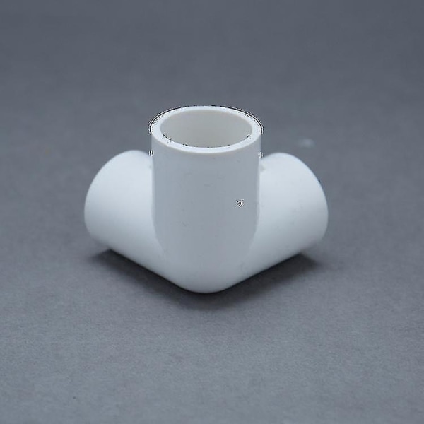 3-vägs PVC-rörkopplingar, PVC-röranslutningar, tredimensionella beslag, möbelanslutningar, växthusram (32 mm, 4 st) (hy)
