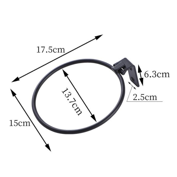 3 st 15 cm Metall Väggmonterade Blomkrukfästen, Krukhållare Blomlådeställ 6in